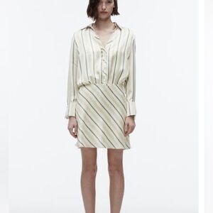 NWT Zara Short Striped Dress Size M